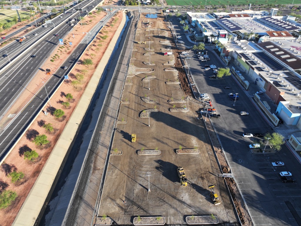 Tanger Outlets Extension earthwork and grading for parking expansion